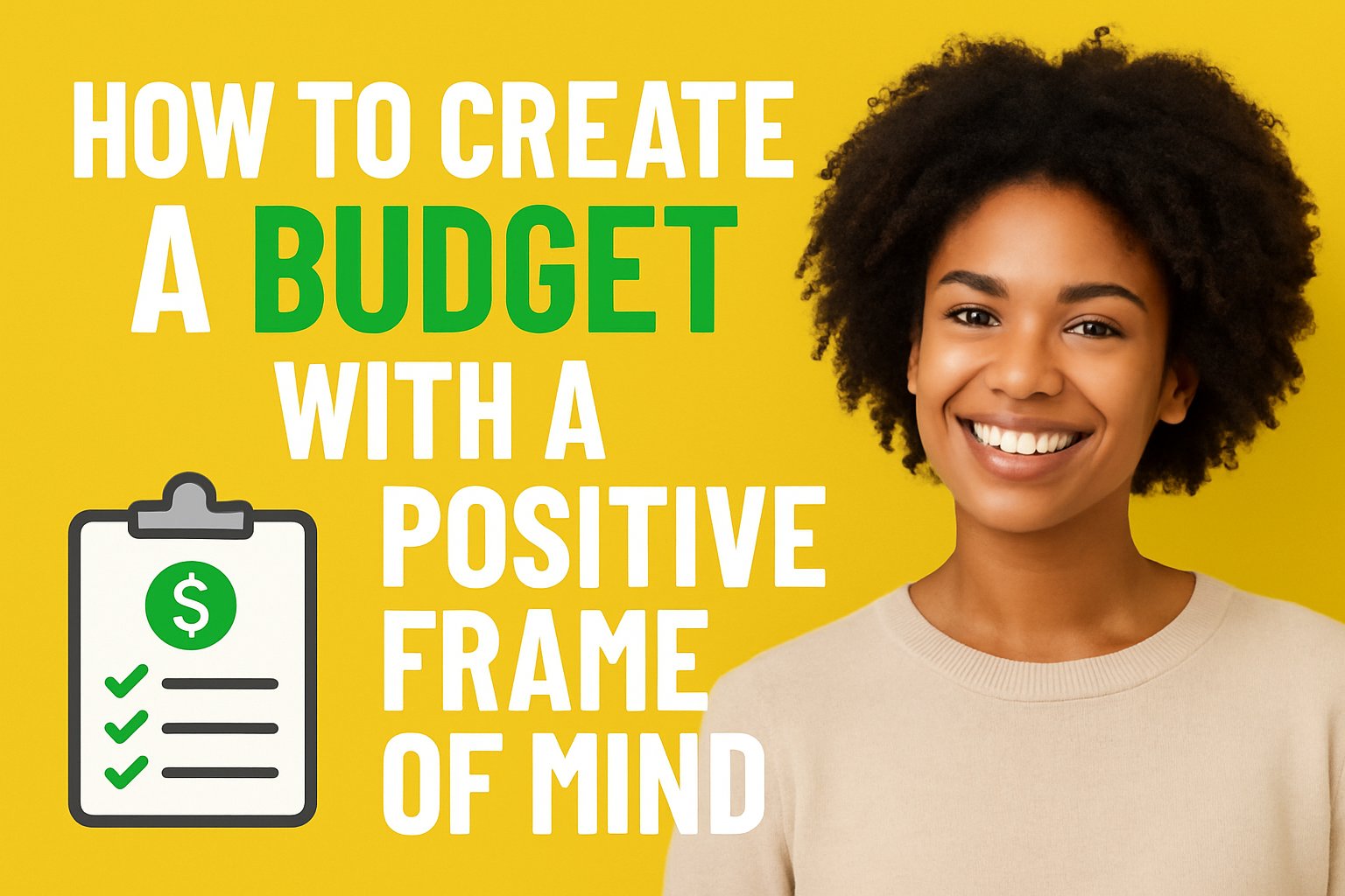 How To Create A Budget With A Positive Frame Of Mind